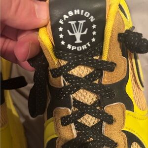 Men's Yellow Athletic Shoes